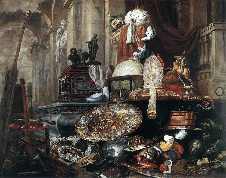 BOEL, Pieter Large Vanitas Germany oil painting art